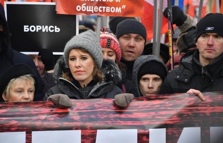 Собчак опубликовала снимок с места убийства Немцова