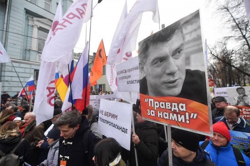От памяти ничего не осталось: как проходит Марш Немцова в Москве