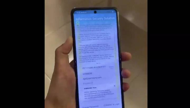 Компактный складной смартфон Samsung показали на видео