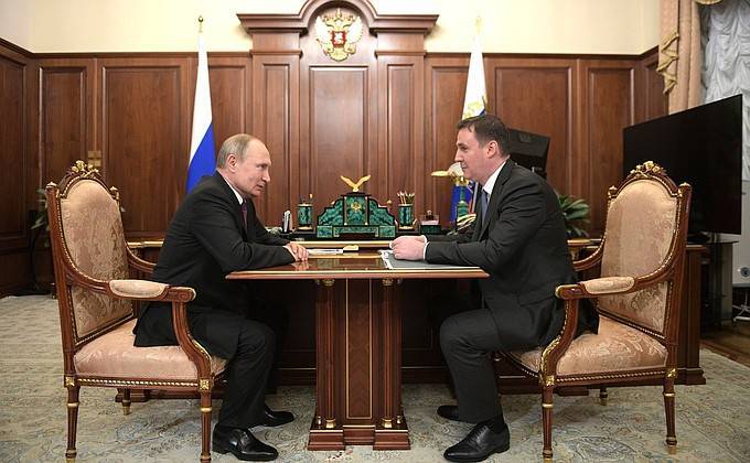 Рабочая встреча с Министром сельского хозяйства Дмитрием Патрушевым