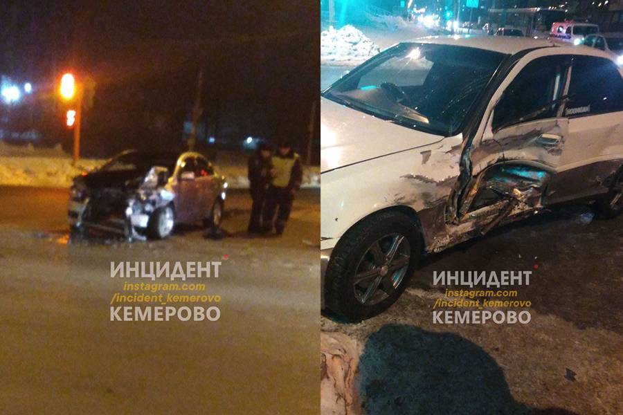 В Сети появились фото серьёзного ДТП в Кемерове