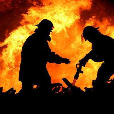Крупный пожар в Ростовской области