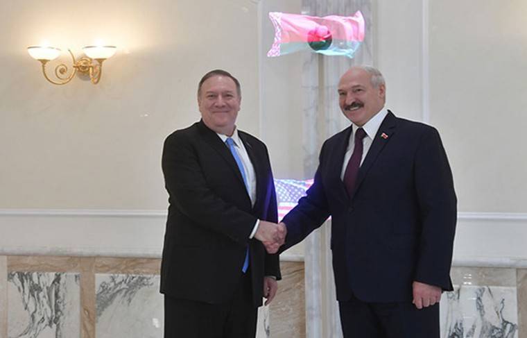 Лукашенко удивился озабоченности Москвы из-за визита Помпео в Минск
