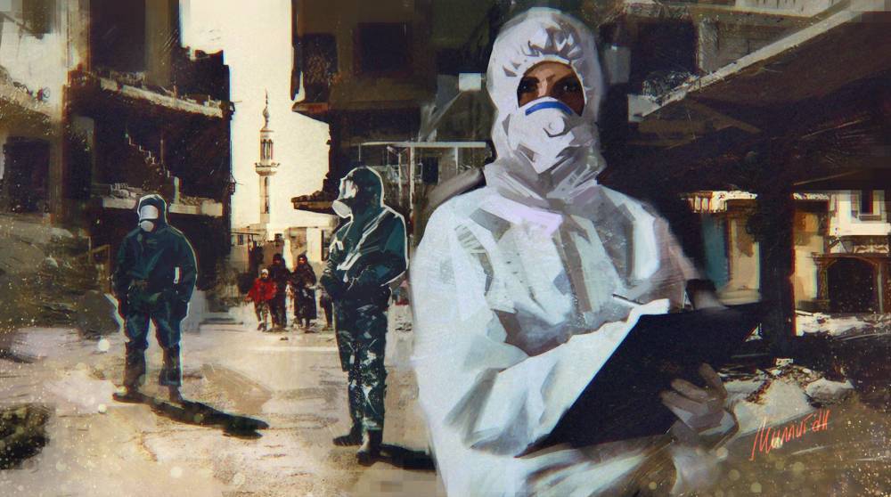 «Белые каски» провели постановочную съемку «использования» войсками Сирии химоружия