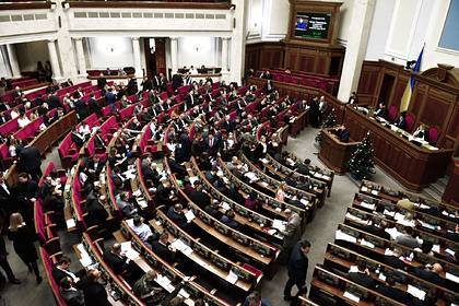 Украинская оппозиция поддержала сокращение состава Рады