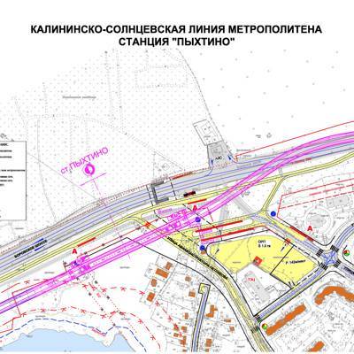 В Москве начались работы по строительству станции метро "Внуково"