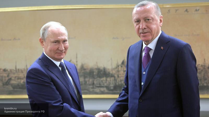 Путин и Эрдоган договорились повысить координацию действий министерств обороны в Сирии