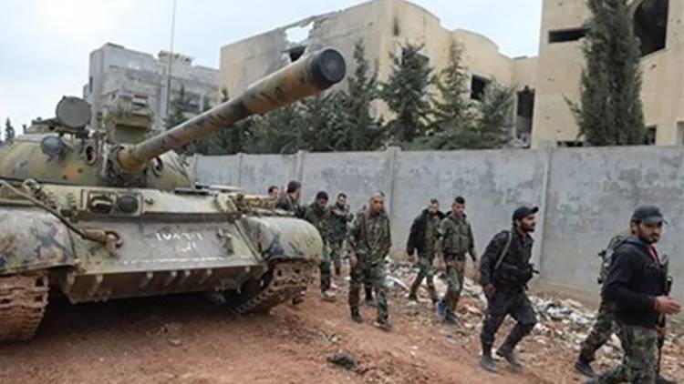 Сирийская армия преследует отступающих из Серакиба боевиков