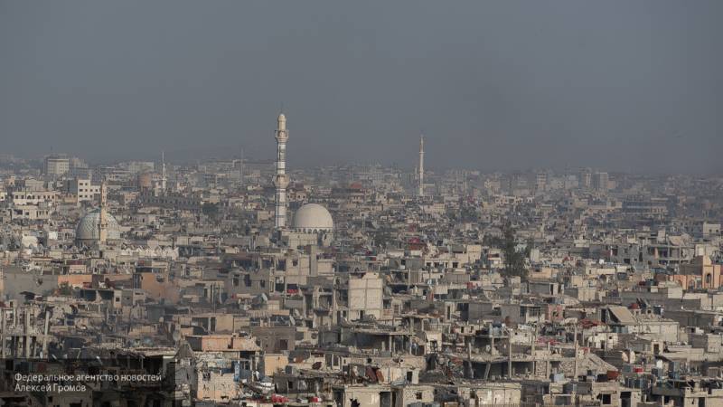 ПВО Сирии отражает ракетную атаку над Дамаском