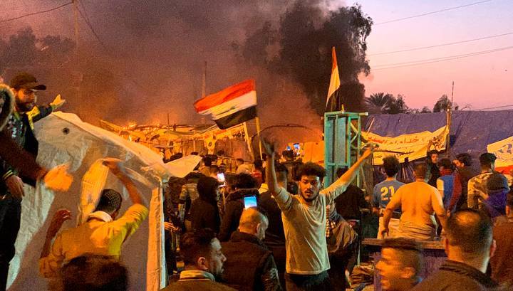 В результате столкновений на юге Ирака 11 человек погибли, 85 пострадали