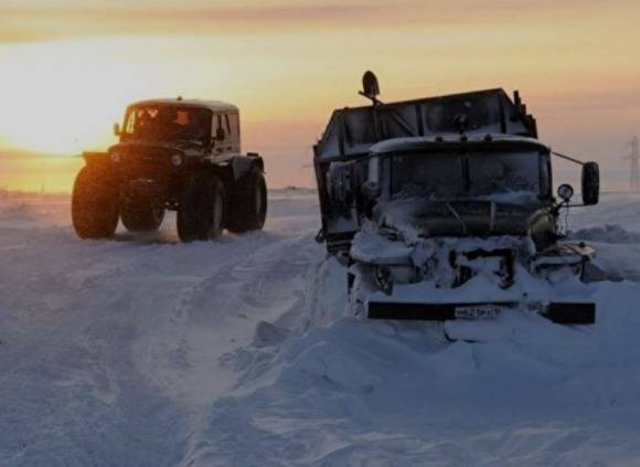 На Ямале из-за потепления закрыли зимник Салехард — Надым