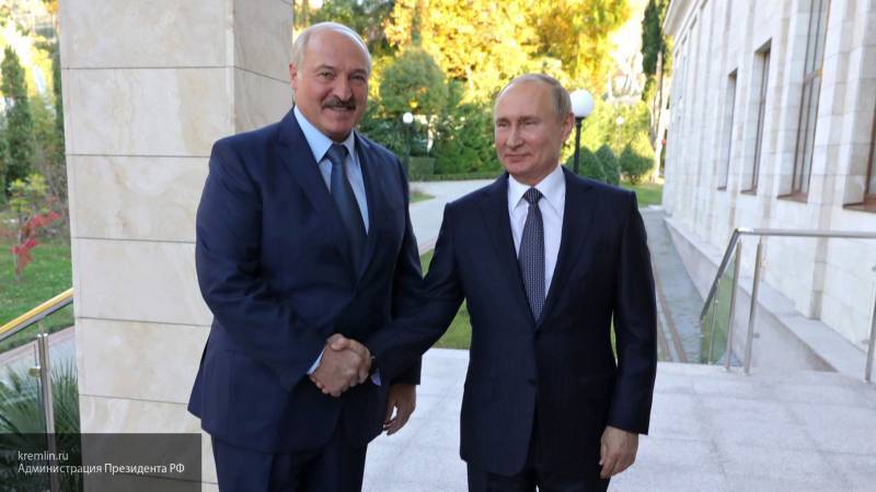 Кремль назвал главную тему предстоящих переговоров Путина и Лукашенко в Сочи