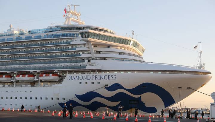 Число инфицированных коронавирусом на лайнере Diamond Princess возросло втрое