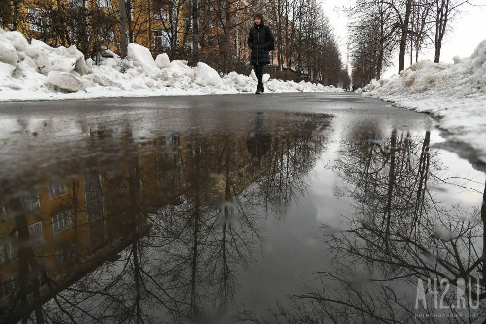 ГИБДД предупреждает кузбассовцев о мокром снеге и дожде