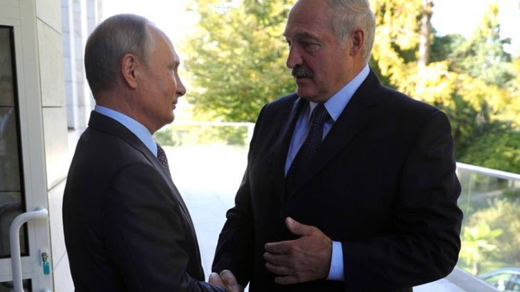 Встреча Путина и Лукашенко началась на Красной поляне в Сочи
