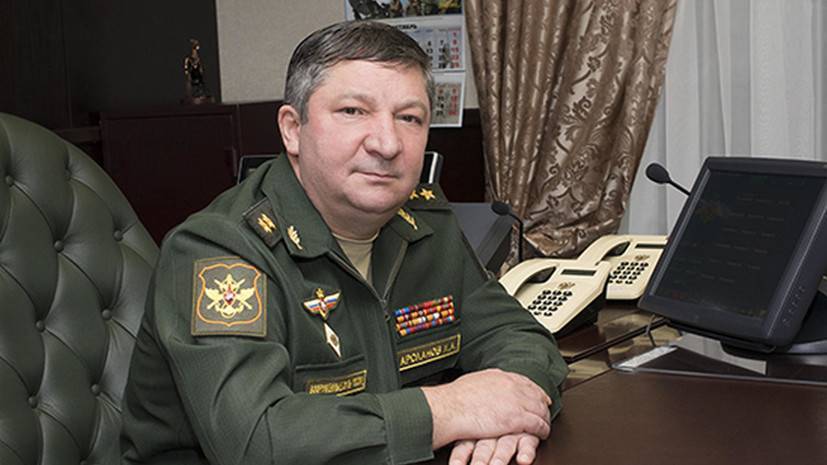 СК просит арестовать замначальника Генштаба Арсланова