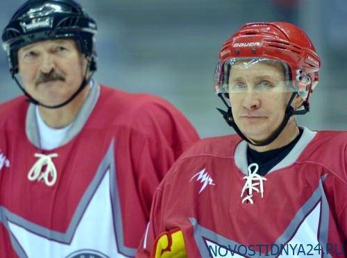 За одну команду? Путин и Лукашенко предпочли спорам о нефти игру в хоккей