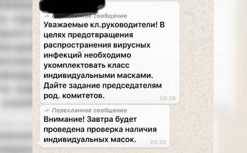 В подмосковной школе произошёл конфликт из-за требования к родителям закупить маски - novostidnya24.ru - Москва