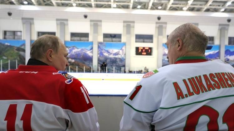 Путин и Лукашенко победили в президентском хоккее со счетом 13:4
