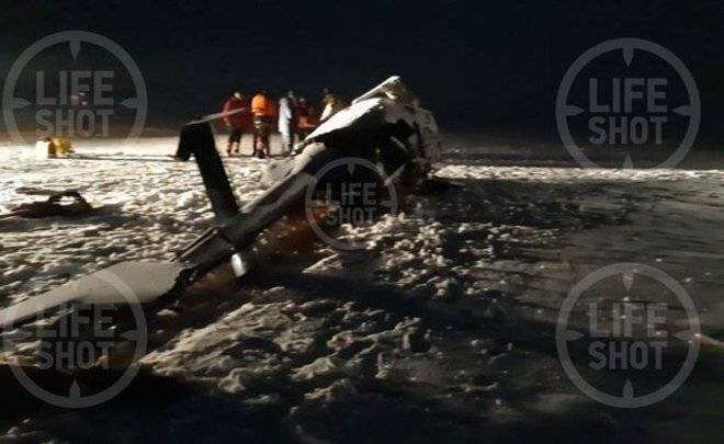 МЧС подтвердило гибель одного человека в результате крушения вертолета под Казанью