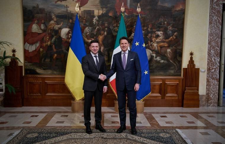 Зеленский призвал Италию инвестировать в экономику Украины