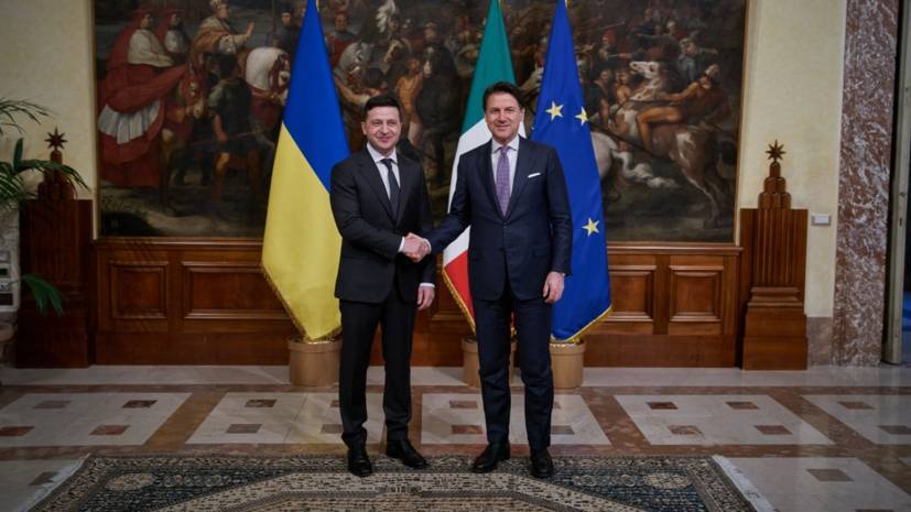 Зеленский заявил о «новой главе партнёрства» с Италией