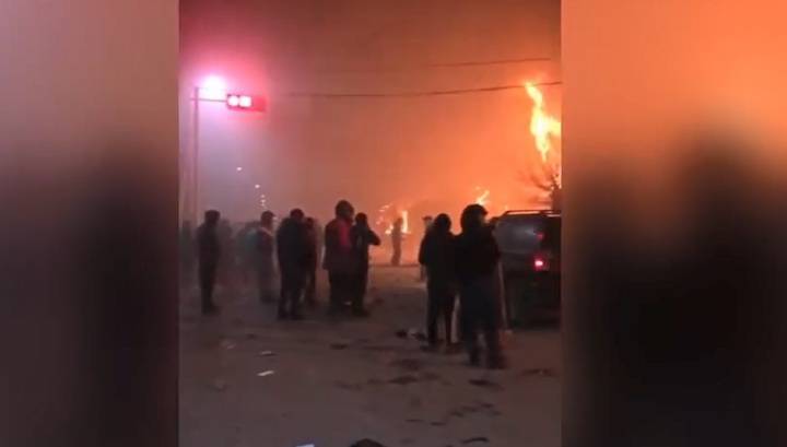 Массовые беспорядки в Казахстане сняли на видео