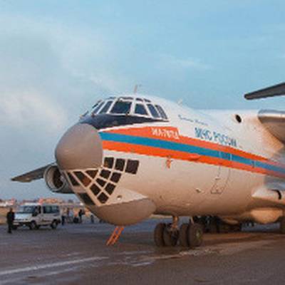 Самолет Ил-76 МЧС России вылетел с партией гуманитарной помощи в Китай