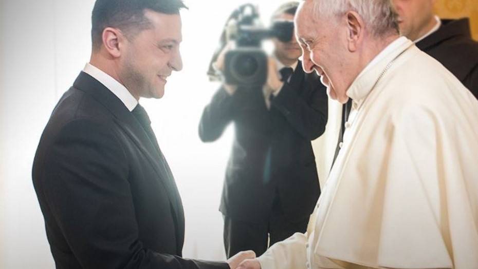 Зеленский рассмешил Папу Римского на встрече в Ватикане
