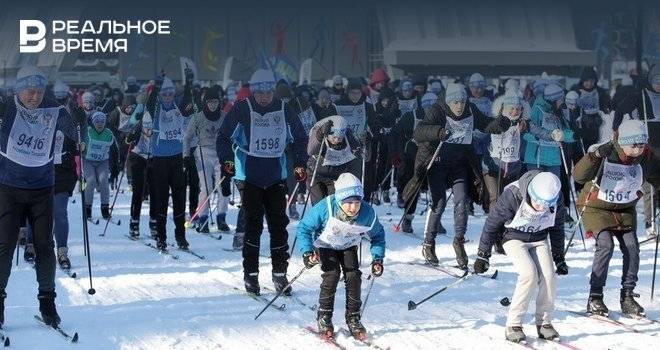 В казанской «Лыжне России» приняли участие более 21,5 тыс. человек — меньше, чем в Челнах