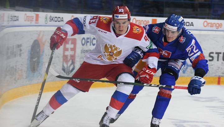 Хоккеисты олимпийской сборной России проиграли Словакии на товарищеском турнире