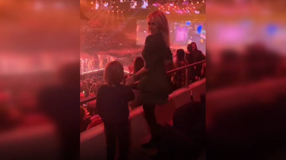 Рудковская показала на видео, как зажигала на концерте Димы Билана
