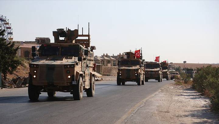 Сирия: колонна турецкой военной техники вошла в Идлиб
