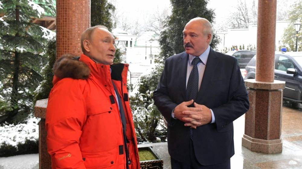 Путин и Лукашенко встретились в Сочи. Политика России.