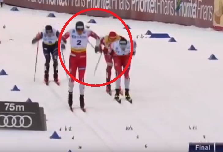 Лыжник Большунов победил в масс-старте на Кубке мира в Швеции
