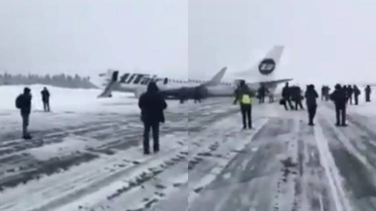 «Боинг-737» с 94 людьми на борту совершил жесткую посадку в Усинске