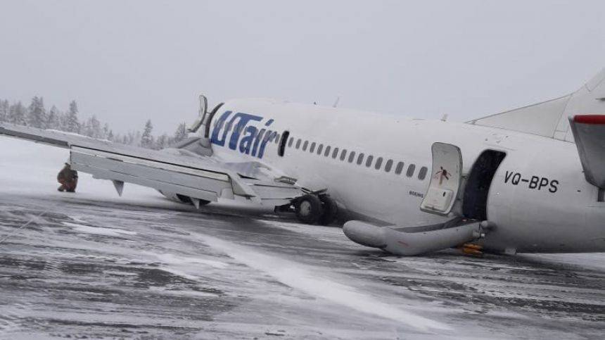 Стали известны подробности жесткой посадки самолета ЮТейр в Усинске