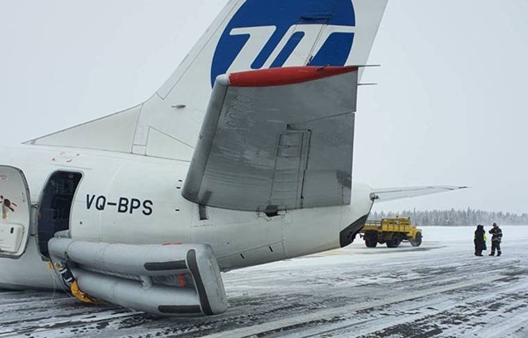 Ошибка экипажа могла стать причиной жёсткой посадки самолёта в Коми