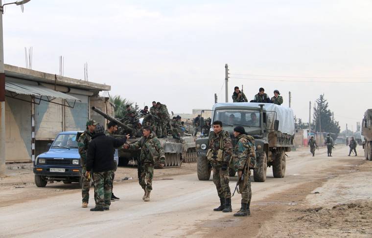 Сирийская армия взяла под контроль 600 квадратных км в Идлибе