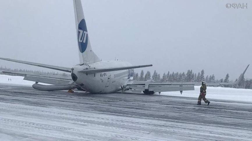 В Utair назвали причину жесткой посадки самолета в Усинске