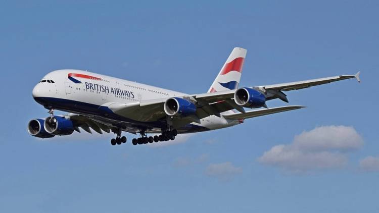 Boeing-747 British Airways за рекордное время долетел из Нью-Йорка до Лондона