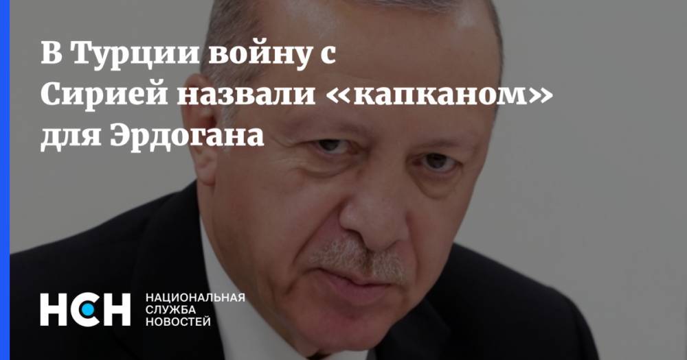 В Турции войну с Сирией назвали «капканом» для Эрдогана