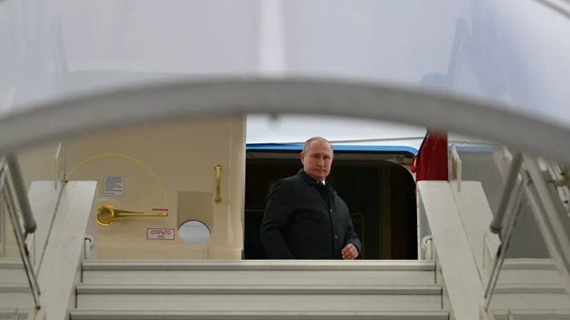 Путин прибыл в Псков для участия в мероприятиях памяти десантников