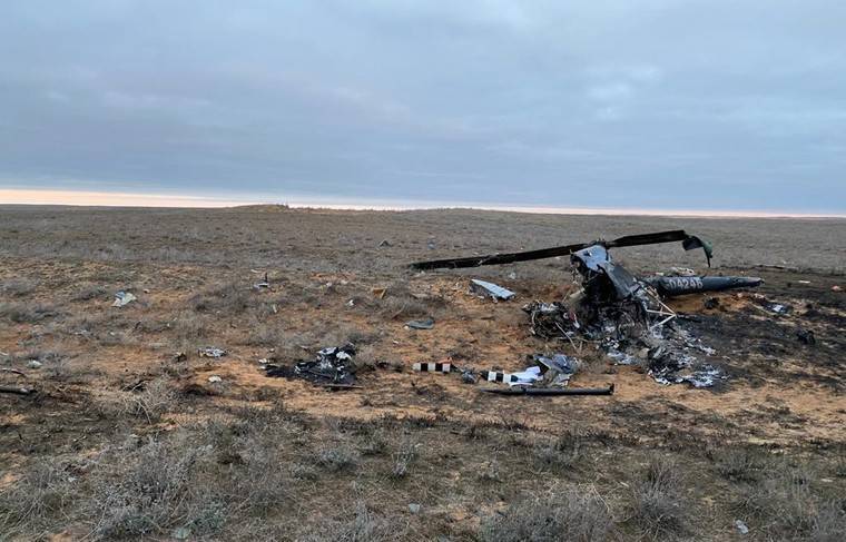 Источник: у рухнувшего под Астраханью вертолёта не было лётного сертификата