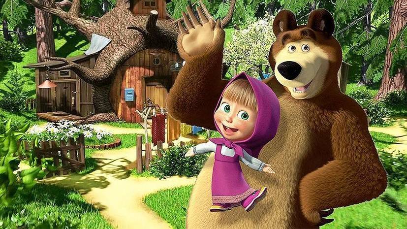 Мультфильм «Маша и Медведь» запустят на Центральном телевидении Китая