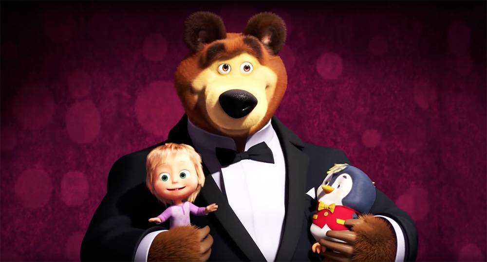 Мультфильм "Маша и Медведь" впервые покажут на китайском телевидении