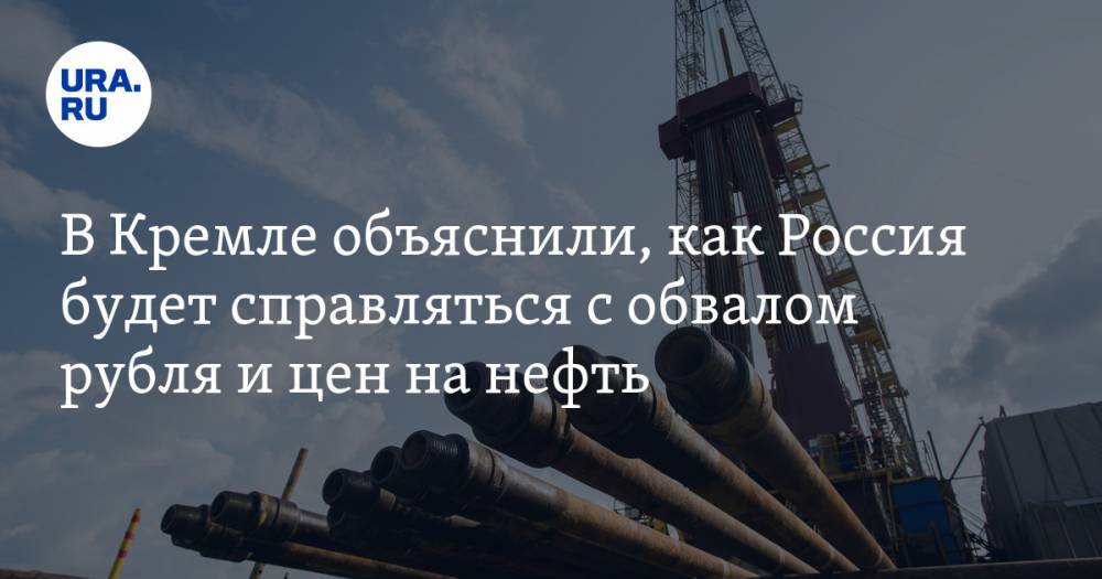 В Кремле объяснили, как Россия будет справляться с обвалом рубля и цен на нефть