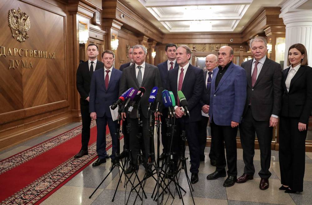 На Украине – новый скандал из-за визита Медведчука в Госдуму