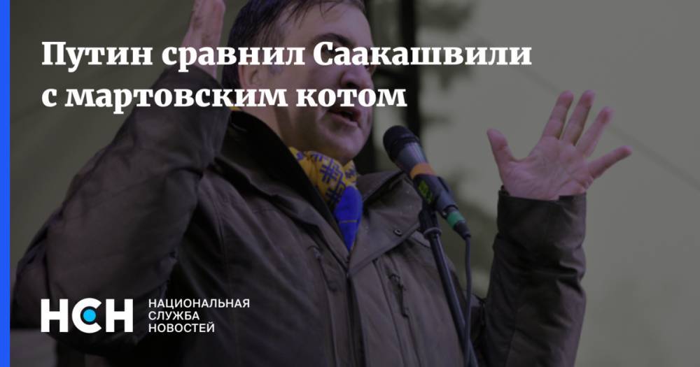 Путин сравнил Саакашвили с мартовским котом