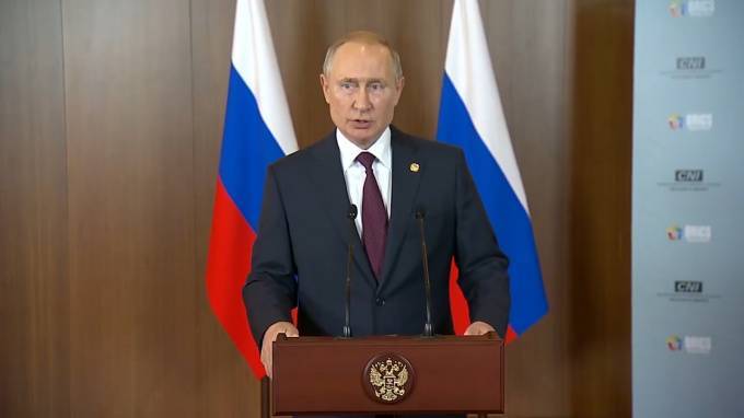 Путин прокомментировал ситуацию на мировых рынках